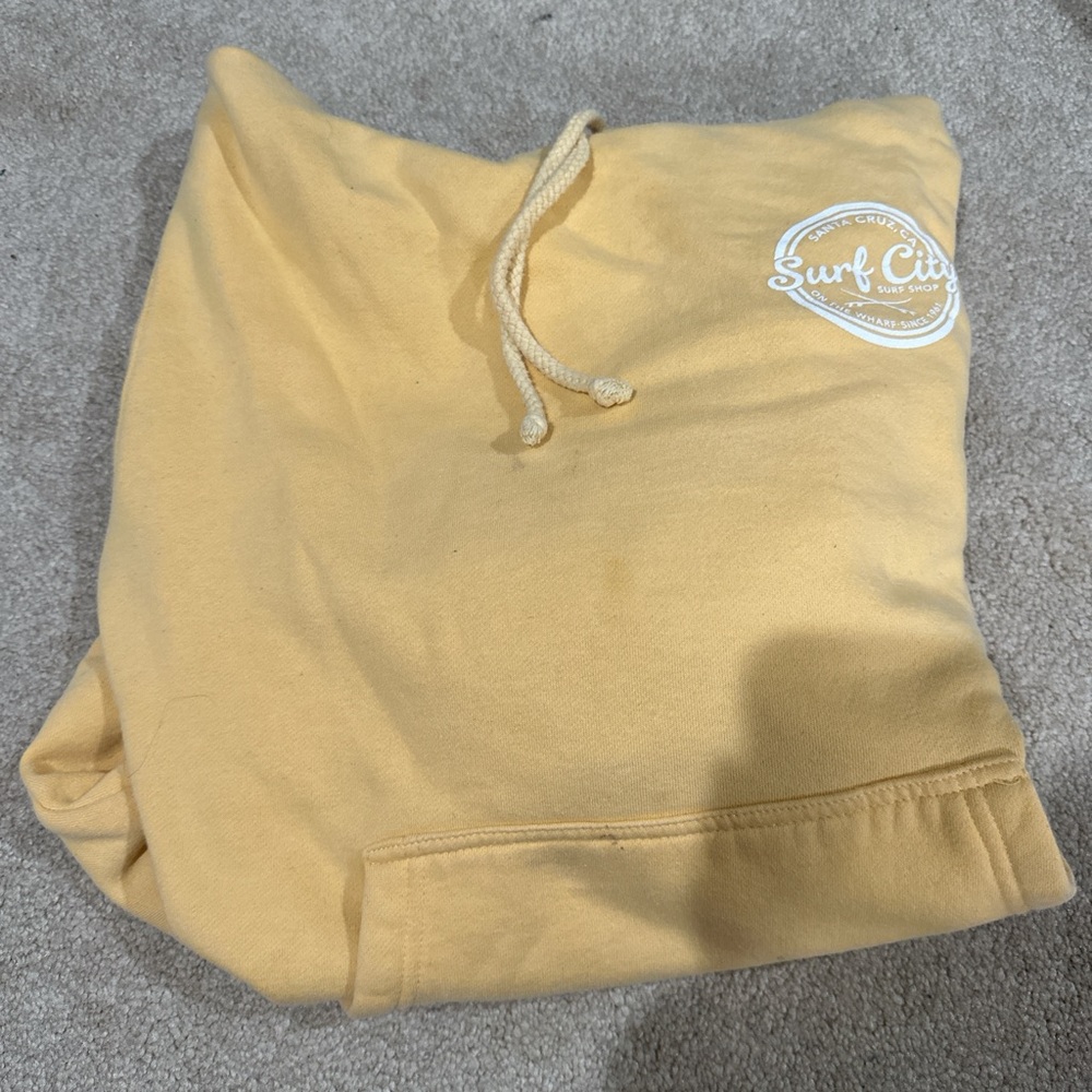 Surf City Santa Cruz Yellow Sweatshirt